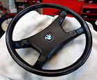 11173691 11 17 36 91 Bmw Factory Oem Steering Wheel Black Leather Vintage Memoribilia