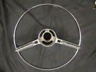 1189395 General Motors Vintage Part Chrome Steering Wheel Horn Ring Center