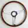 121105-a00 New Moto-lita Style Classic Wood 14 Inch Steering Wheel With Momo 6 Bolt Pcd