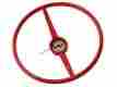260-r65 Pg Classic Mopar 1965 A B C-body Steering Wheels Red