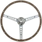 3600v4 Oer Ford Mustang Deluxe Woodgrain Steering Wheel