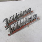 3781529 Chevrolet Truck Viking Original Gm Front Fender Emblem Pair