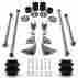 Ttkair10681638 4-link Helix Suspension Brakes And Steering Rear Four Air Ride Bag Kit For 28-47 Ford 1932