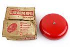 49-498a Archer Vintage School Bell Red Fire Home Alarm Volt Model