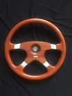 5-85 Momo Steering Wheel Wood Spoke May Alfa Romeo Horn Button
