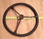 60069d Sheller Rare Curved Spoke Vintage Black Steering Wheel Rat Rod