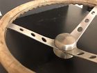 61001 Unbranded Vintage Wood Aluminum Steering Wheel