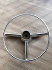 6121 Cadillac Rare Steering Wheel Horn Ring Chrome