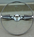 762469 Gm Original Horn Ring Chevy Passernger Car Ribbed Steering Wheel