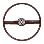 83600d Mustangs Unlimited Steering Wheel Standard Maroon Mustang