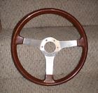 91127 Vintage Izumi Wood Rim Steering Wheel
