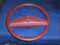 9755211 1974 1975 1976 1977 Oldsmobile Cutlass Red Steering Wheel With Horn Pad Nos