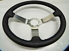 9764512 Gm Corvette New Black Leather Steering Wheel