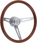 A8211111 Oer Light Wood Steering Wheel Kit Polished Hub With Chevrolet