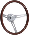 A8311111 Oer Dark Wood Steering Wheel Kit Polished Hub With Chevrolet