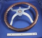 B761286 Bauer Vintage Wood Steering Wheel Lock Ford Model Inch Chicago