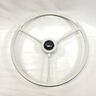 Bd-white-01 Barndoor Style Spoke Steering Wheel For Vintage Volkswagen Vw Split
