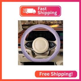 A2306-wbs-d-pp Binsheo 14 Inch D Shaped Steering Wheel Cover For Prius Civic Nappa Microfiber