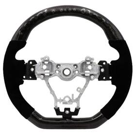 Bxsw-50010-b Blox Racing Fits 15-21 Subaru Carbon/alcantara Steering Wheel Black Stitching