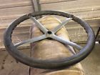 C-22710 Vintage Aluminum Steering Wheel Ahr Co Antique Car Truck Shaft