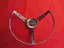 C2my-13a805-a Mercury Monterey Meteor S-55 Nos 61 62 Ford Full Size Black Crest Silver M Horn Ring 1961 1962