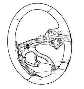 95440761 Chevrolet 15 Trax Steering Wheel Oem