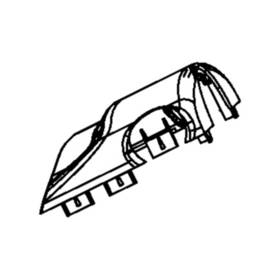 1bb10zj8ad Chrysler Shroud. Upper And Lower. Steering Column. Diagram 1 For