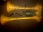 D-2157b Sparton Military Air Horn Vintage Two Trumpet