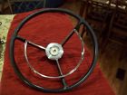 Feg-8624 Ford Original Steering Wheel Nice Chrome Center