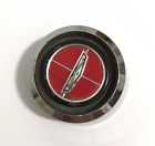 Ford Vtg Steering Wheel Fairlane Horn Button Cap Center Chrome