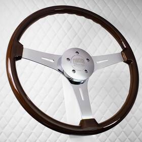 Sp804ch-dw Forever Sharp 18 Inch Wood Steering Wheel Freightliner Kenworth Peterbilt Volvo