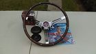 Gfmk-3600-k Shelby Original Wood Steering Wheel And Replacement Hub Horn Cap
