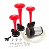 Jlm1821860 Johnny Law Motors Tri Trumpet Train Horn Kit With Compressor