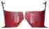 Kp206 65 66 Chevelle And El Camino Kick Panels No-air Red