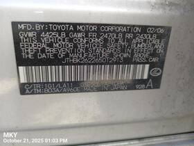 235.le1j06 Lexus Steering Wheel 2006 Is250