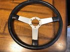 M20340 Momo Rare Vintage Steering Wheel Made In Italy Three Spoke