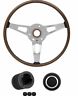 Me1862 Oer Wood Grain Rim Blow Steering Wheel Kit Challenger And