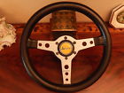 Mm246lthrsw32 Ferrari Momo Dino Steering Wheel Cm Vintage Original New Old