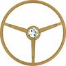 Mw747 Oer Tan Pebble Grain Steering Wheel Dart Duster Charger Valiant