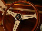 Nd15.3glluisulghb Sunbeam Alpine Nardi Tiger Wood Steering Wheel New Horn Push