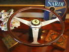 Ndfer35515 Ferrari Nardi Wood Steering Wheel With Hub Boss Horn Push