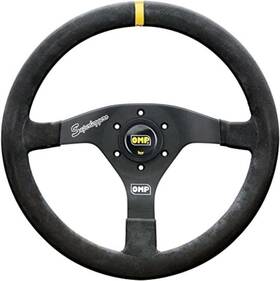 Od0-2020-071 Omp Velocita Superleggero Suede Leather 350mm Diameter Fits Steering Wheel Black
