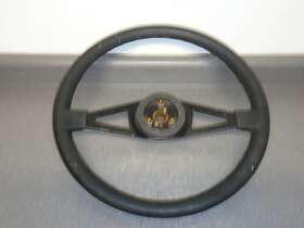 Psw2b Peterbilt Black Wrapped 2-spoke 18 Inch Steering Wheel Truck