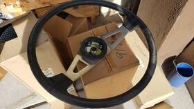 V1p10pb3 Peterbilt Brand New Vintage 2 Spoke Steering Wheel - 20 Inch Diameter A1