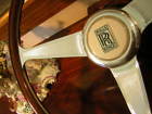 Rolls Royce Nardi Silver Spirit Spur Wood Steering Wheel Dark
