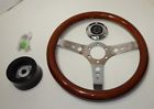 Spr056 S340wh Springalex New Solid Wood Steering Wheel Hub Adaptor Mgb Made