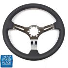 St3012z The Parts Part Gm Cars Aftermarket Steering Wheel Black Leather