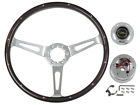 Stw103s6 Unbranded New Falcon Steering Wheel Kit Diameter Walnut Grip Futura