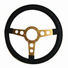 Swb3gld Yearone Formula Steering Wheel For Firebird Black Leather With Go