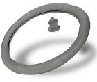 Swgl-24-gy Oxgord Genuine Leather Steering Wheel Cover For Auto 840345104519